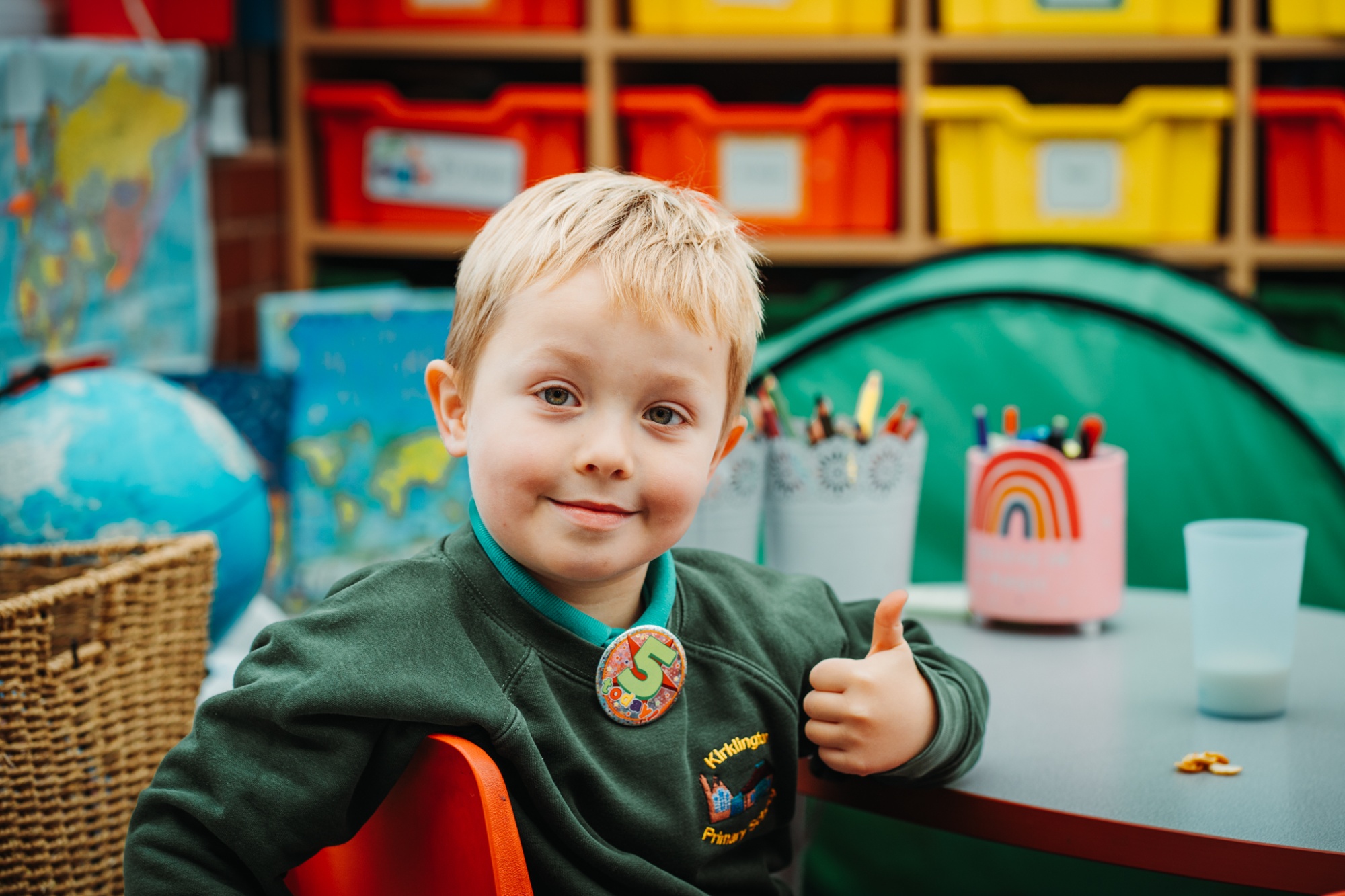 child in nursery